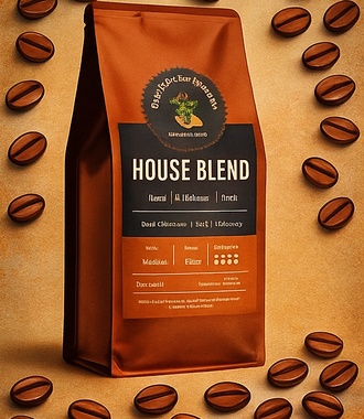 دان قهوه 100 ربوستا دارک یک کیلوگرم