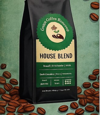 دان قهوه عربیکا 80% Blend