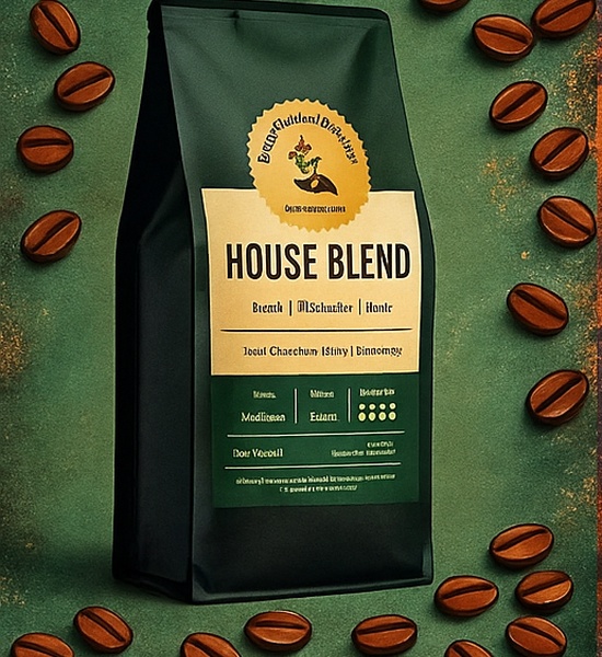 دان قهوه 10/90 ربوستا / دارک / یک کیلوگرمی